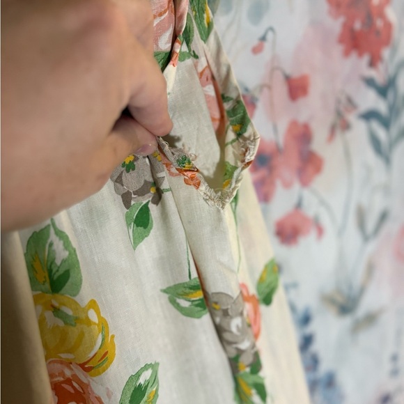 Vintage Floral Sleeveless Nightgown - Picture 6 of 8